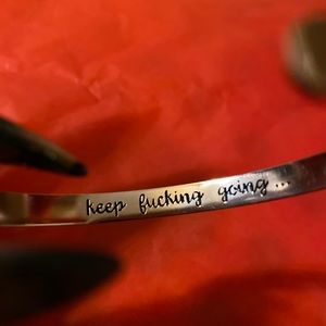 Jewelry - ๐ BOGO keep f@&$@ing going bracelet rose gold Jewelry - ๐ BOGO keep f@&$@ing going bracelet rose gold